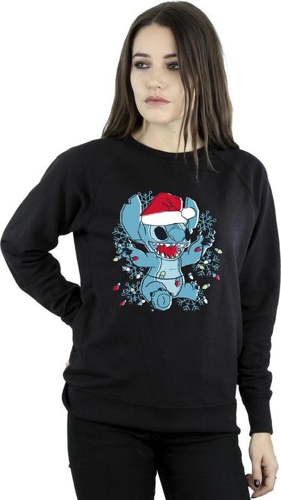 Produktbild Disney Lilo And Stitch Christmas Lights Sketch Sweatshirt (XL)