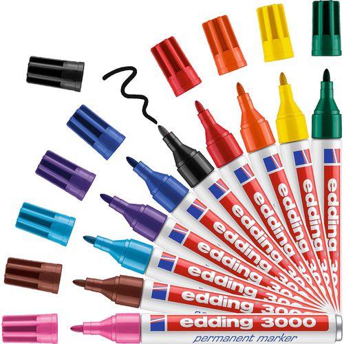 Produktbild Edding 3000 (Mehrfarbig, 3 mm, 10 x)