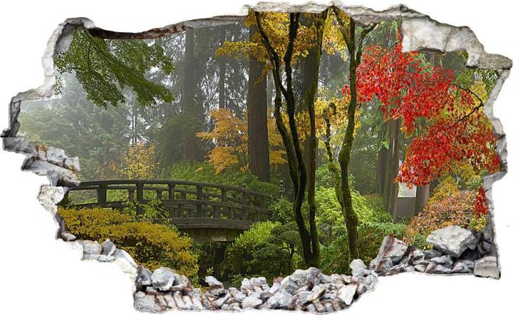 Image du produit Trenddeko Jardin japonais en 3D (80 x 49 cm)