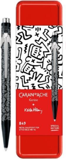 Actual product image Caran d'Ache 849 Keith Haring Sonderedition (Black, White, 1 x)
