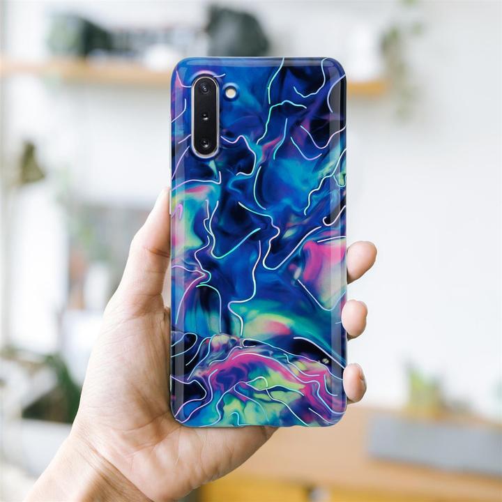 Actual product image Cadorabo IMD TPU Colorful Marble Cover (Samsung Galaxy Note 10)