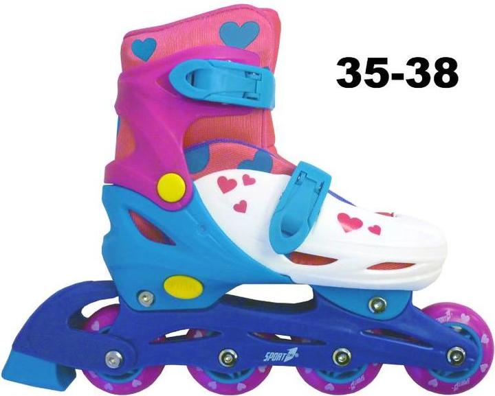 Power Play Sport1 "Easy Roller" Pink inlinere Rulleskøjter til børn str. 35-38 (37)