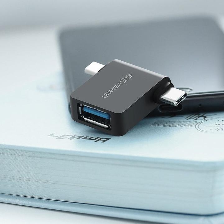Immagine prodotto Ugreen Adattatore micro USB + USB-C a USB-A 3.0 (USB tipo C, USB-A)