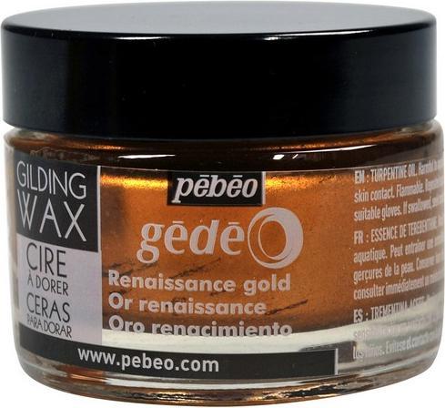 Pebeo Gédéo Cire à Dorer Or Renaissance (Or de la Renaissance, 30 ml)