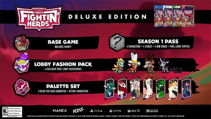Produktbild Modus Games Them's Fightin' Herds - Deluxe Edition (Switch, Switch Lite, Switch OLED, DE)