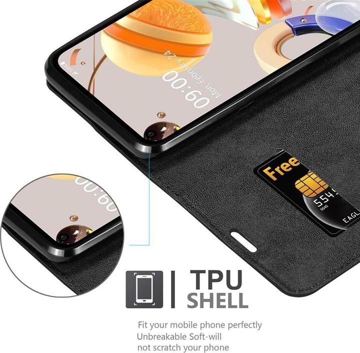 Productafbeelding Cadorabo Boek Onzichtbare Magneethoes (LG K61)