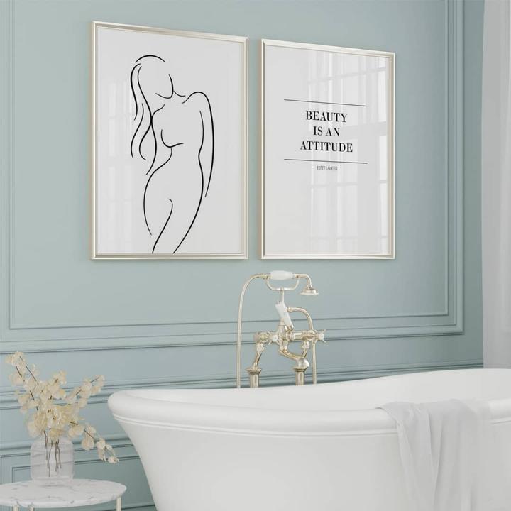 Produktbild Trenddeko Beauty is an attitude (40 x 50 cm)