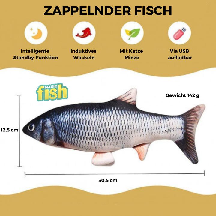 Image du produit Best direct Magic Fish (Jouet en peluche chat)