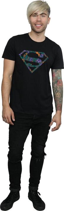 Immagine prodotto Superman Floral Logo 1 Maglietta Uomo (L)