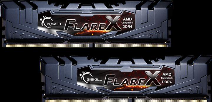 G.Skill Flare X (2 x 8GB, 3200 MHz, DDR4-RAM, DIMM)