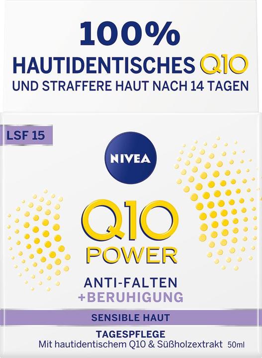 Produktbild NIVEA Anti -Wreckcreme von Q10 pro Tag, SPF 15, 50 ml (50 ml)