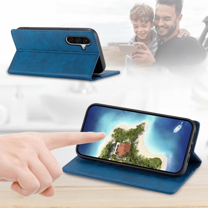 Actual product image Cover-Discount Galaxy A56 5G - Flip Case mit RFID Blocker (Samsung Galaxy A56)