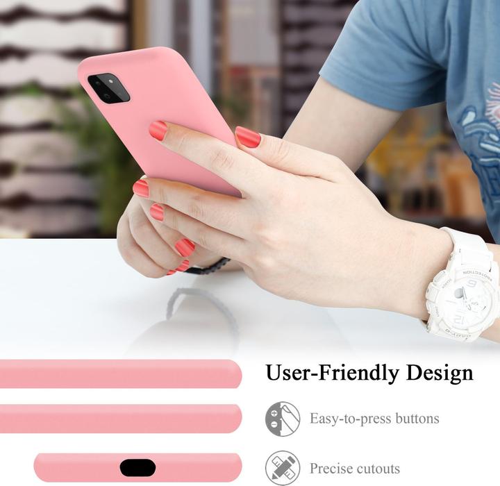 Produktbild Cadorabo TPU Liquid Silicone Case Hülle (Samsung Galaxy A22 5G)