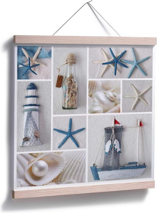 Image du produit Trenddeko collage sur la plage (60 x 60 cm)