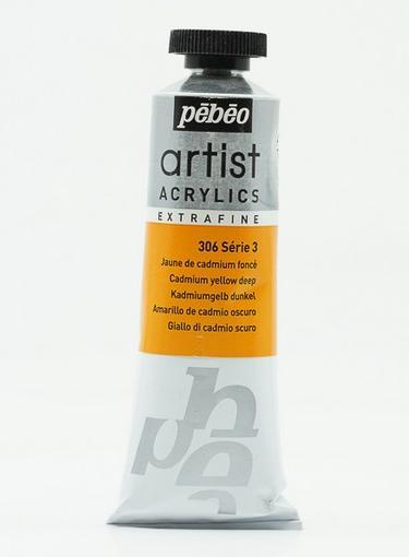 Immagine prodotto Pebeo Artist Acrylics extrafine (Giallo cadmio scuro, 37 ml)