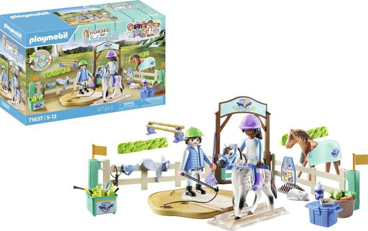 Image du produit Playmobil École d'équitation moderne (71637, Playmobil Chevaux de la cascade)