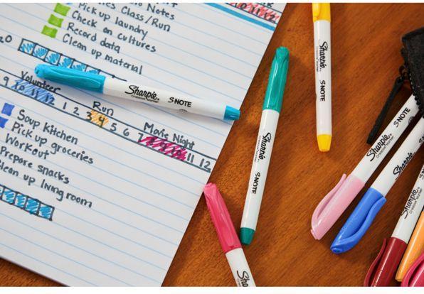 Actual product image Sharpie Permanent marker S-Note Creative 1-5 mm, 12 pieces (Multicoloured, 5 mm, 12 x)