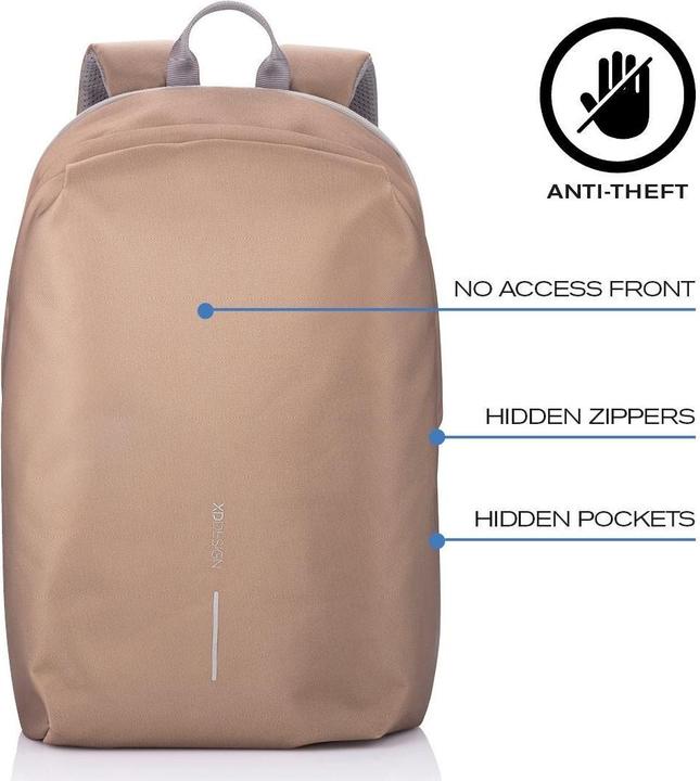 Produktbild XD Design ANTI-DIEBSTAHL RUCKSACK BOBBY SOFT BRAUN P/N: P705.796 (16 l)