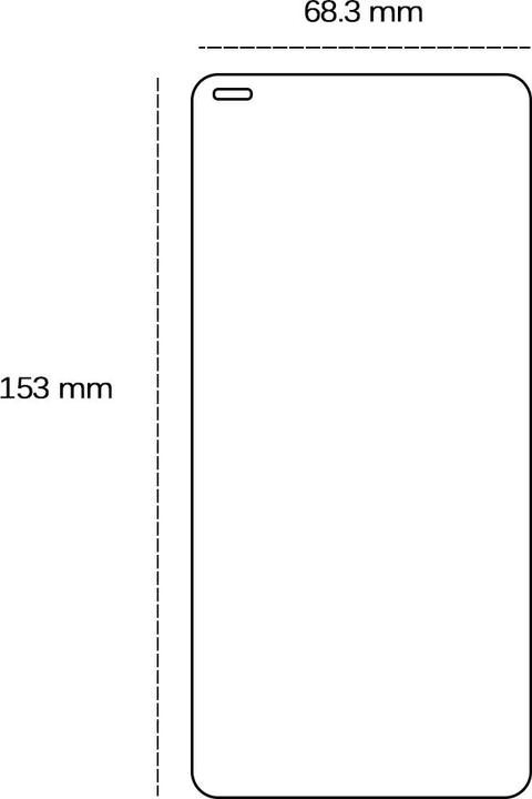 Productafbeelding OEM Gehard glas 2,5D voor Oppo Reno 4 Lite (Oppo Reno 4 Lite)
