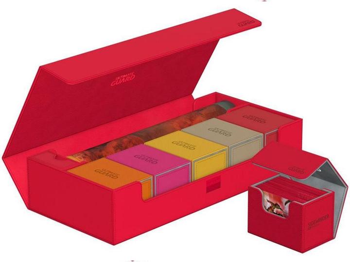 Image du produit Ultimate Guard Boîte à cartes XenoSkin Superhive 550+ rouge