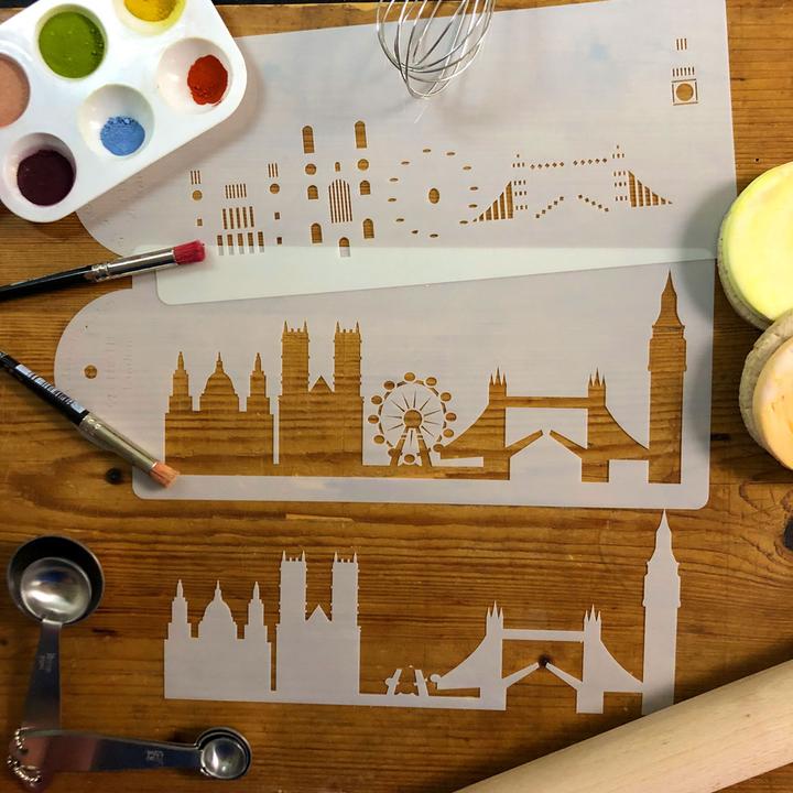 Produktbild Designer Stencils London City Skyline Stencil