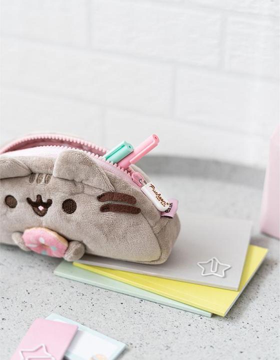 Actual product image Pusheen pencil case - Foodie collection, plush pencil case, cosmetic, sachet