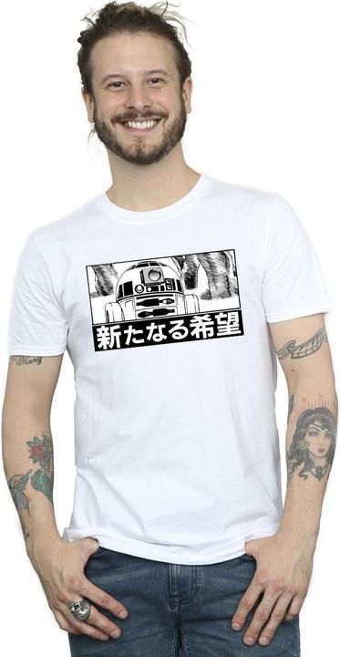 Image du produit Star Wars - T-shirt R2D2 JAPANESE - Homme (5XL)