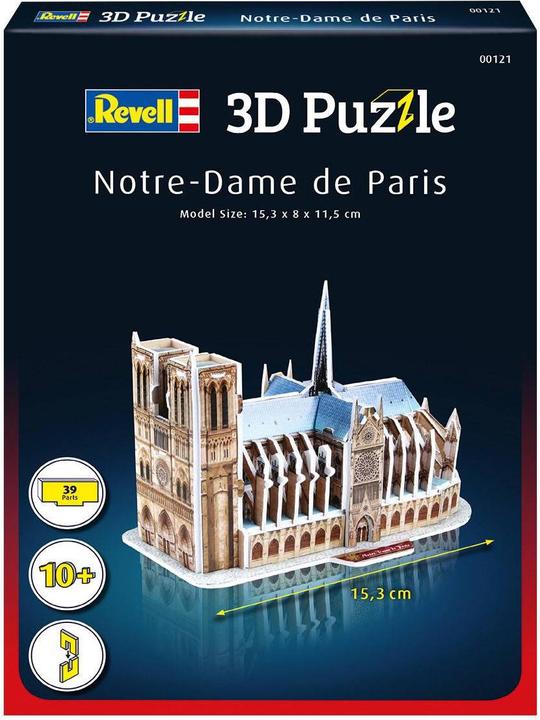 Actual product image Revell 3D Puzzle Notre-Dame de Paris (39 pieces)