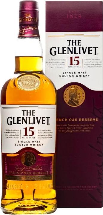 Produktbild The Glenlivet 15 Years French Oak Reserve (Single Malt, Scotch Whisky, 1 x 70 cl)