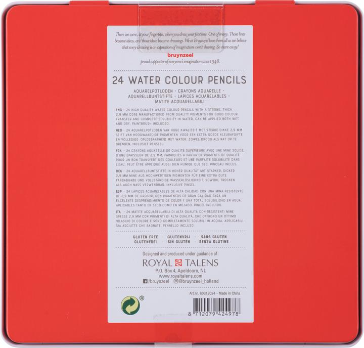 Image du produit Bruynzeel EXPRESSION - Crayons d'aquarelle (Multicolore, 24 x)