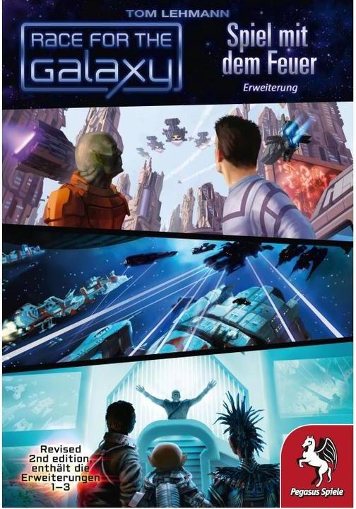 Actual product image Pegasus 53023G - Race for the Galaxy: Spiel mit dem Feuer, ab 12 Jahren (DE-Erweiterung 1-3) (German)