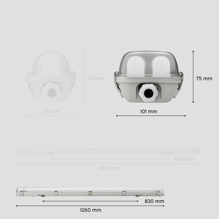 Produktbild Click-licht Wand- & Deckenleuchten (3600 lm, G13)