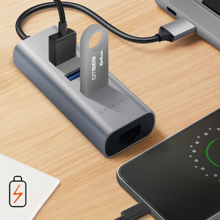 Actual product image Satechi ST-TC2N1USB31AM (USB-C, 1000 Ports)