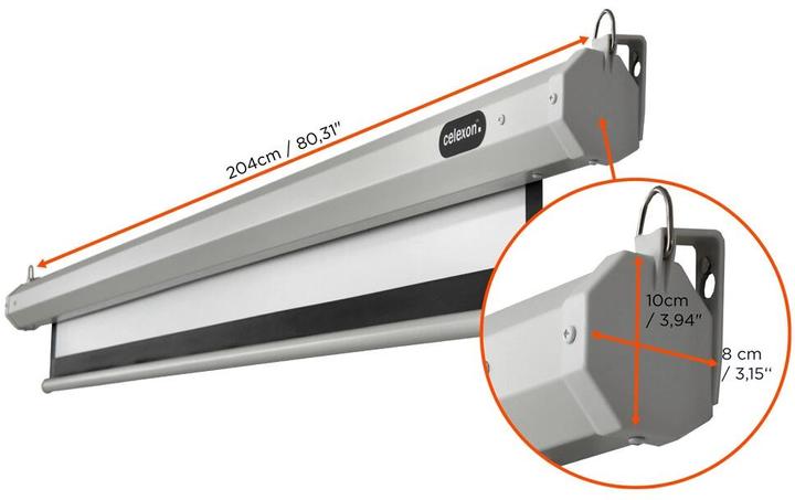 Produktbild Celexon Motor Economy, Leinwand, 1:1 (100.24", 1:1)