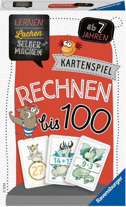 Ravensburger Jeu de cartes, Calculer jusqu'à 100 (Allemand)