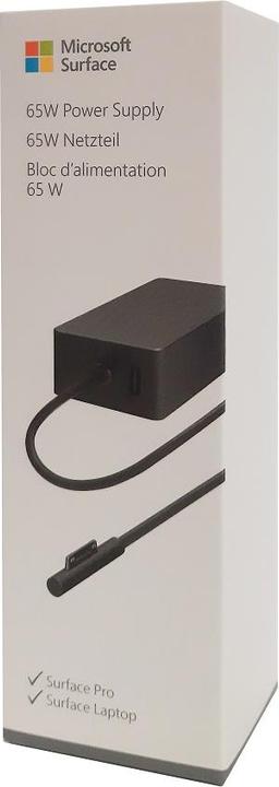 Image du produit Microsoft Adaptateur secteur Surface 65W for business (CH, DE, AT, FR, BEL, NLD, Eng. Intl.) (65 W)