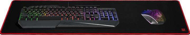 Actual product image Defender 50561 Mouse Pad Gaming Mouse Pad Black, Red