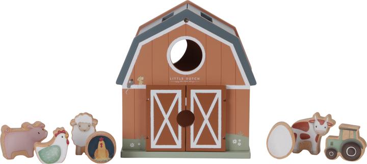 Actual product image Little Dutch Wooden moulding game Little Farm