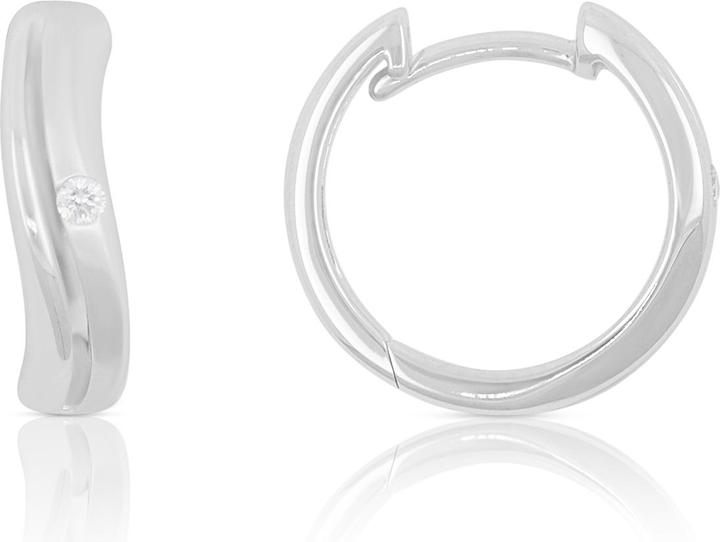 Actual product image Muau Creoles (White gold)