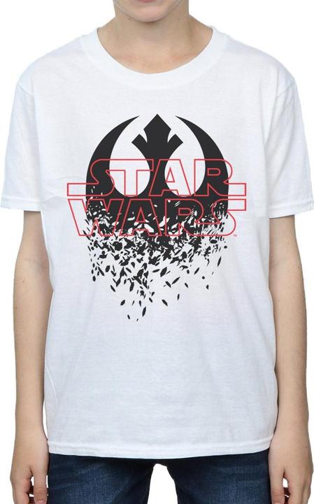 Actual product image Star Wars Boys The Last Jedi Shattered Emblem T-Shirt (140, 146)