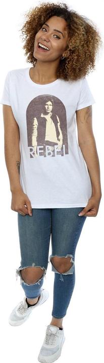 Immagine prodotto Star Wars Han Solo Rebel Maglietta Donna (S)