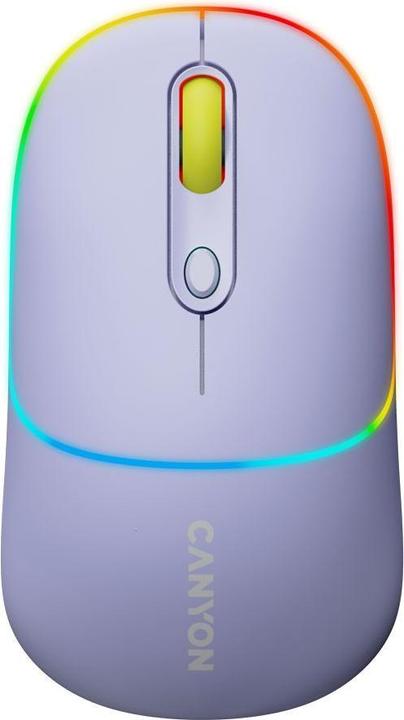 Canyon MW-22, mouse ottico wireless 2in1 Bluetooth / Wireless USB, 800/1200/1600 DPI, 4 stampe (Senza fili)