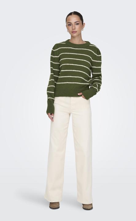 Actual product image JdY Regular fit High neck Long cuffs Puff sleeves Pullover Knitted jumper (XL)