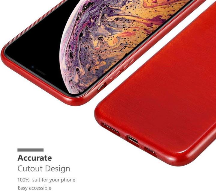 Actual product image Cadorabo TPU Brushed Cover (Apple iPhone XS Max)