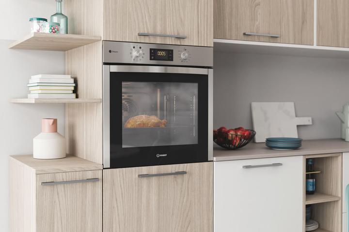 Actual product image Indesit IFWS 5844 JH IX 71 L A+ Stainless steel
