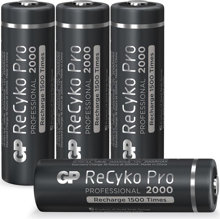 Actual product image GP Batteries ReCyko Pro (4 pcs., AA, 2000 mAh)