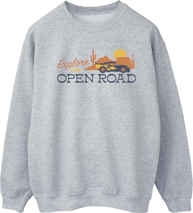 Actual product image Disney Womens/Ladies Cars Explore The Open Road Sweatshirt (M)