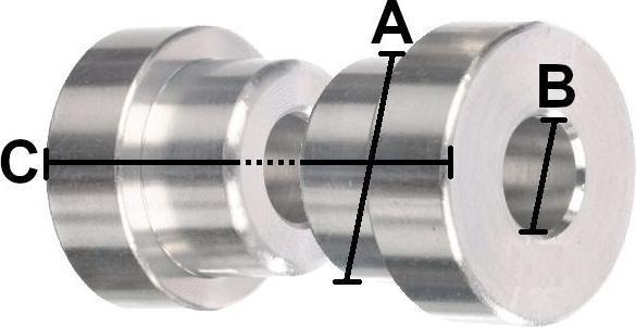 Manitou Abstandshalter Dämpfer (12 mm, 6 mm)