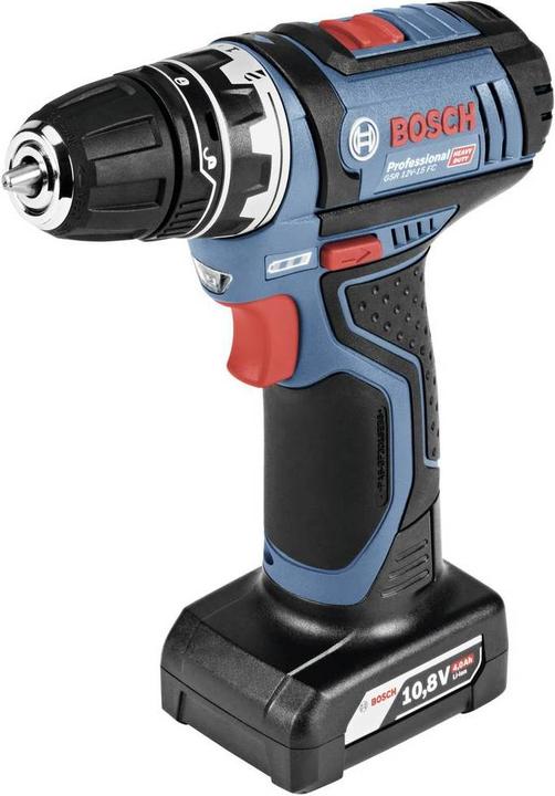 Image du produit Bosch Professional Perceuse-visseuse sans fil GSR 12V-15 FC(2x 2.0 Ah  GAL 12V-40  GFA 12-B  GFA 12-W  GFA 12-E (Fonctionnement sur batterie)
