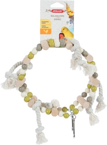 Actual product image Zolux Swing, wooden ring with strings, various designs
